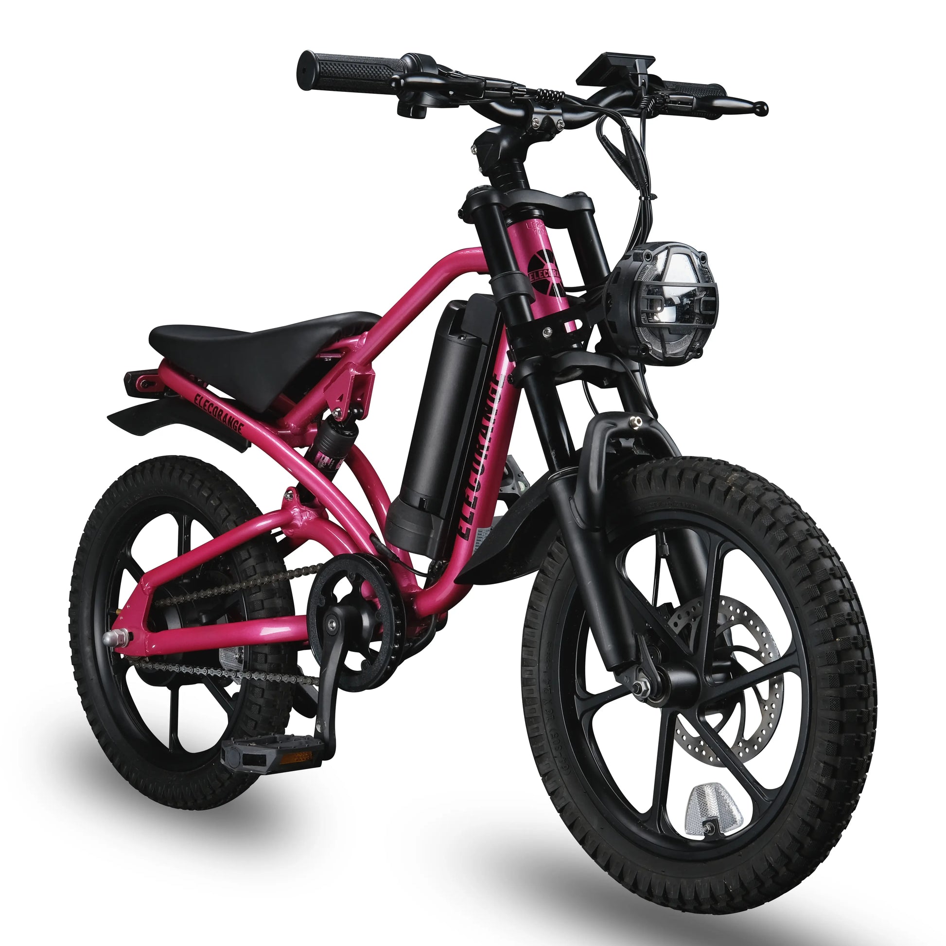 Elecorange KE10 Kid Electric Bike with Pedals 16 inch ELECORANGE